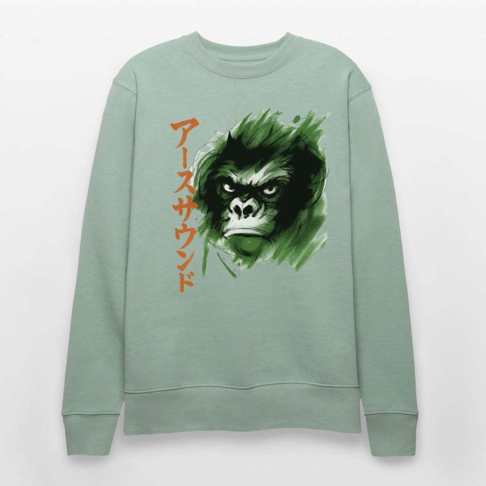 Earth Sound, Ekologisk sweatshirt CHANGER unisex från Stanley/Stella - ljus grågrön