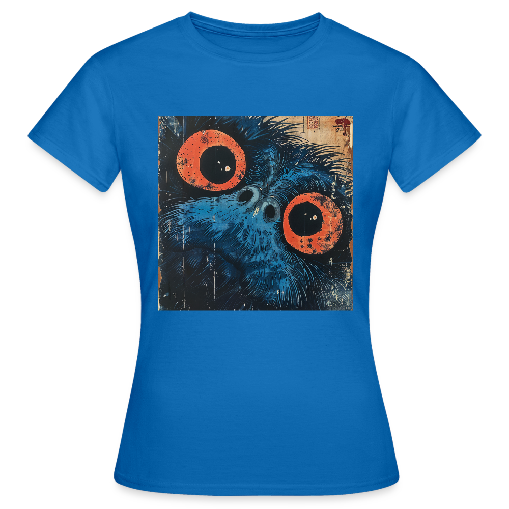 Den blå vännen, T-shirt dam - royalblå