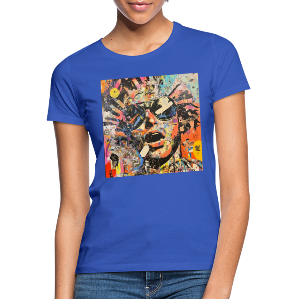 Cosmic Soul Groove, T-shirt dam - royalblå