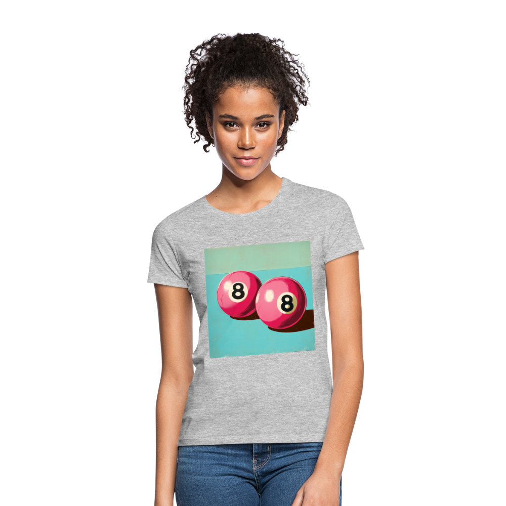 Rosa Rivaler, T-shirt dam - gråmelerad