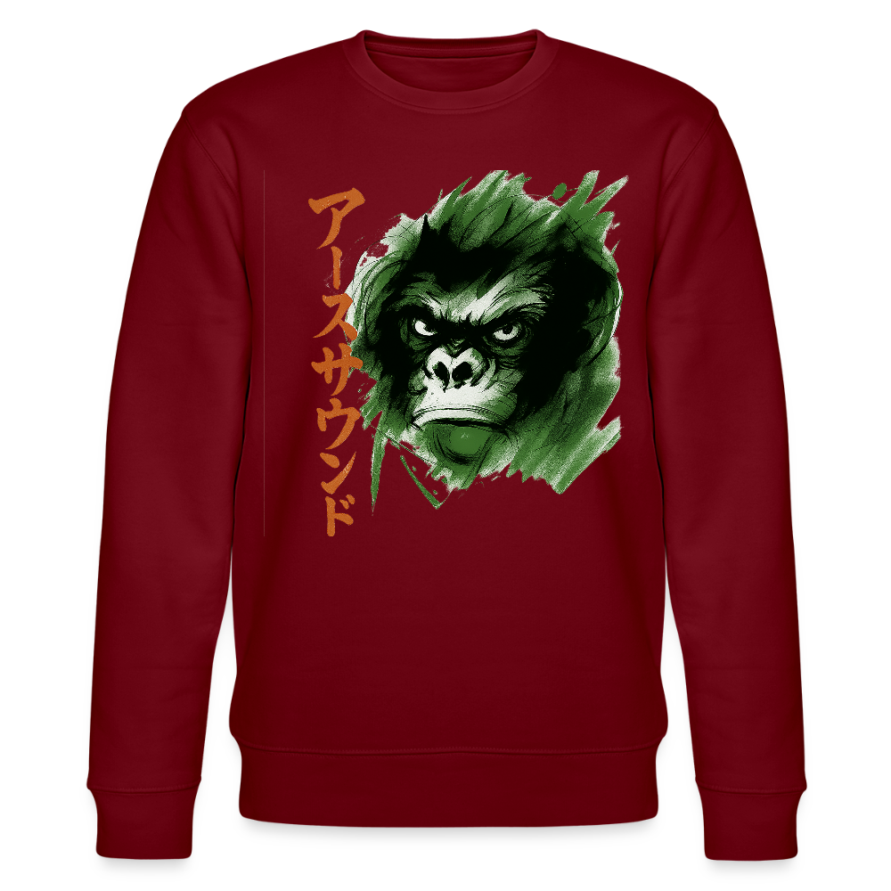 Earth Sound, Ekologisk sweatshirt CHANGER unisex från Stanley/Stella - vinröd