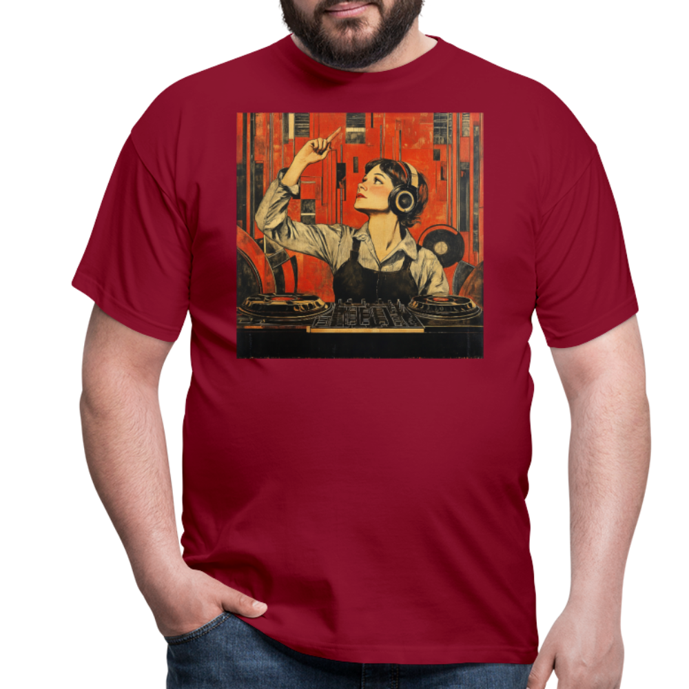 Revolutionens Rytm, T-shirt herr - tegelröd
