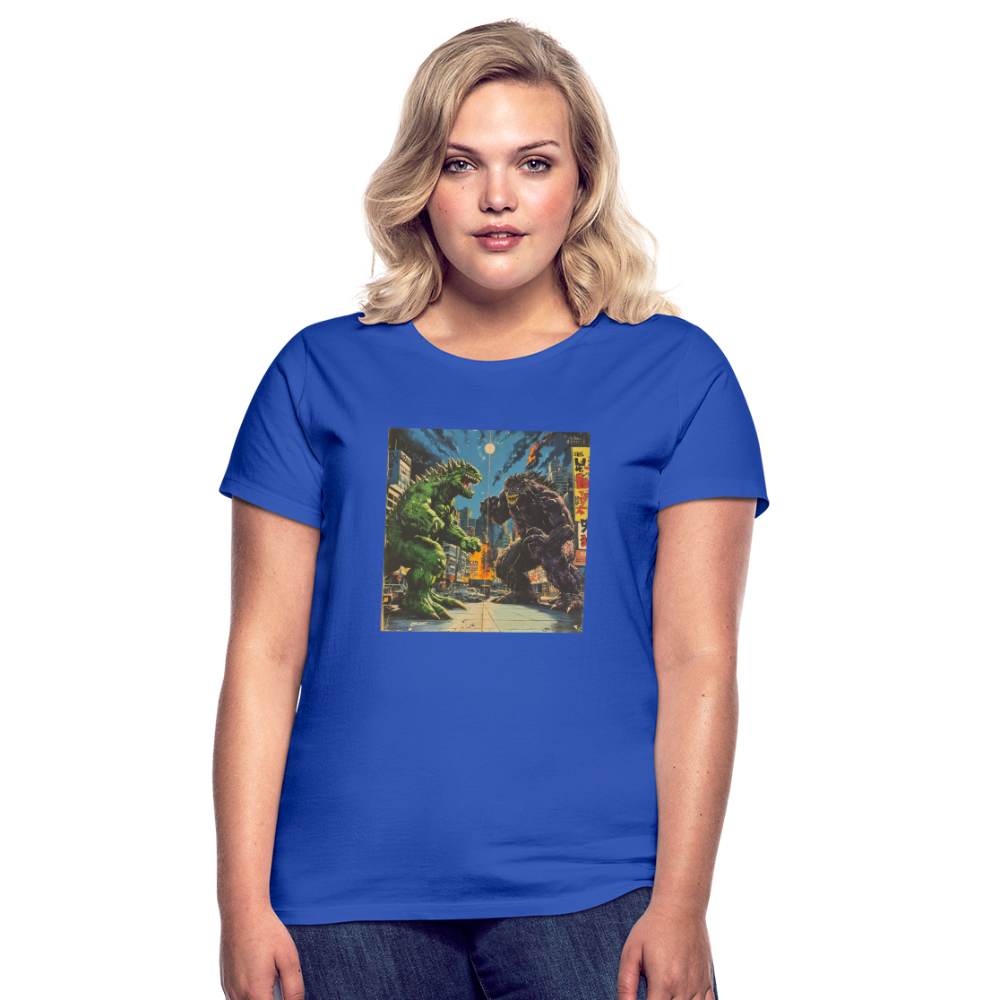 Kampen vid Solnedgången, T-shirt dam - royalblå