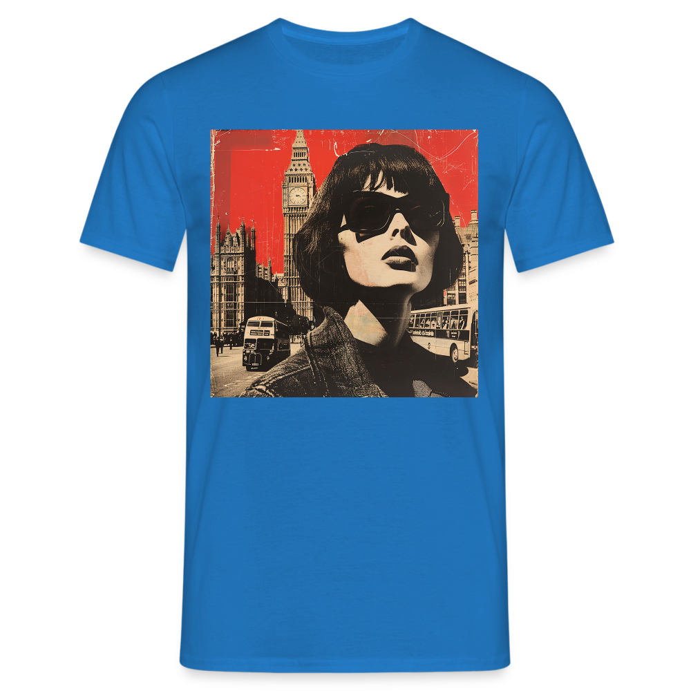 T-shirt herr - kungsblå
