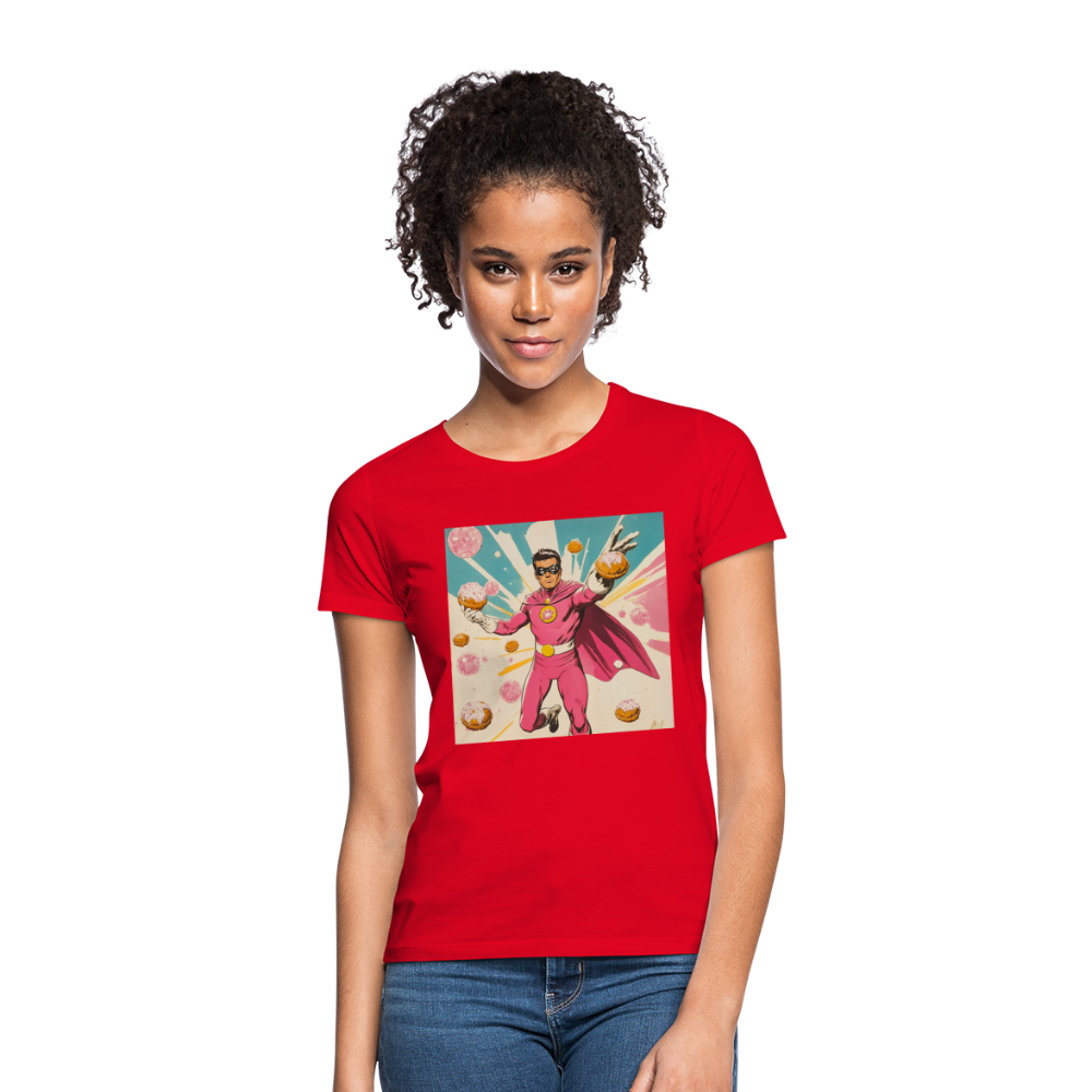 Frosting-Fury, T-shirt dam - röd