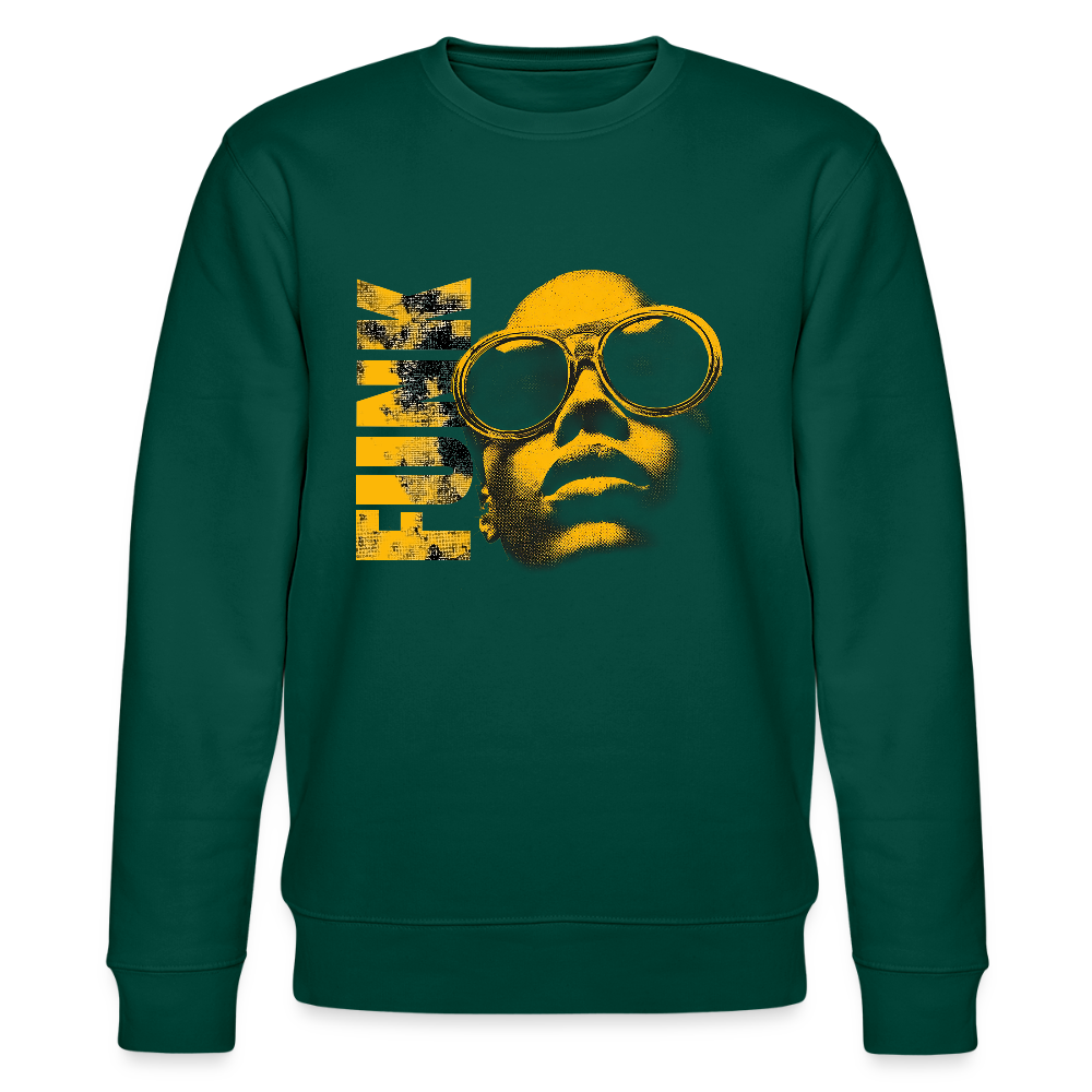 Funk Eternal, Ekologisk sweatshirt CHANGER unisex från Stanley/Stella - skogsgrön