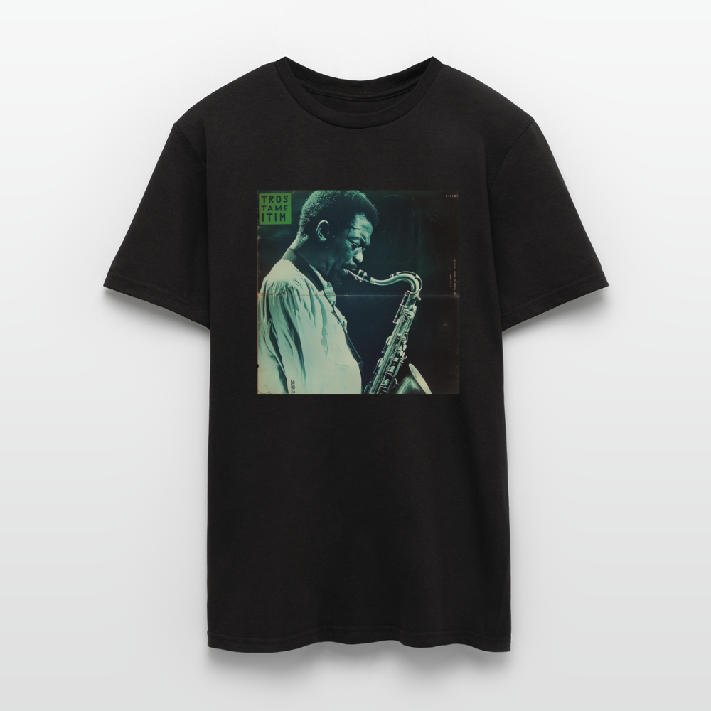 Gåtfull figur i jazzens underground, T-shirt herr - svart