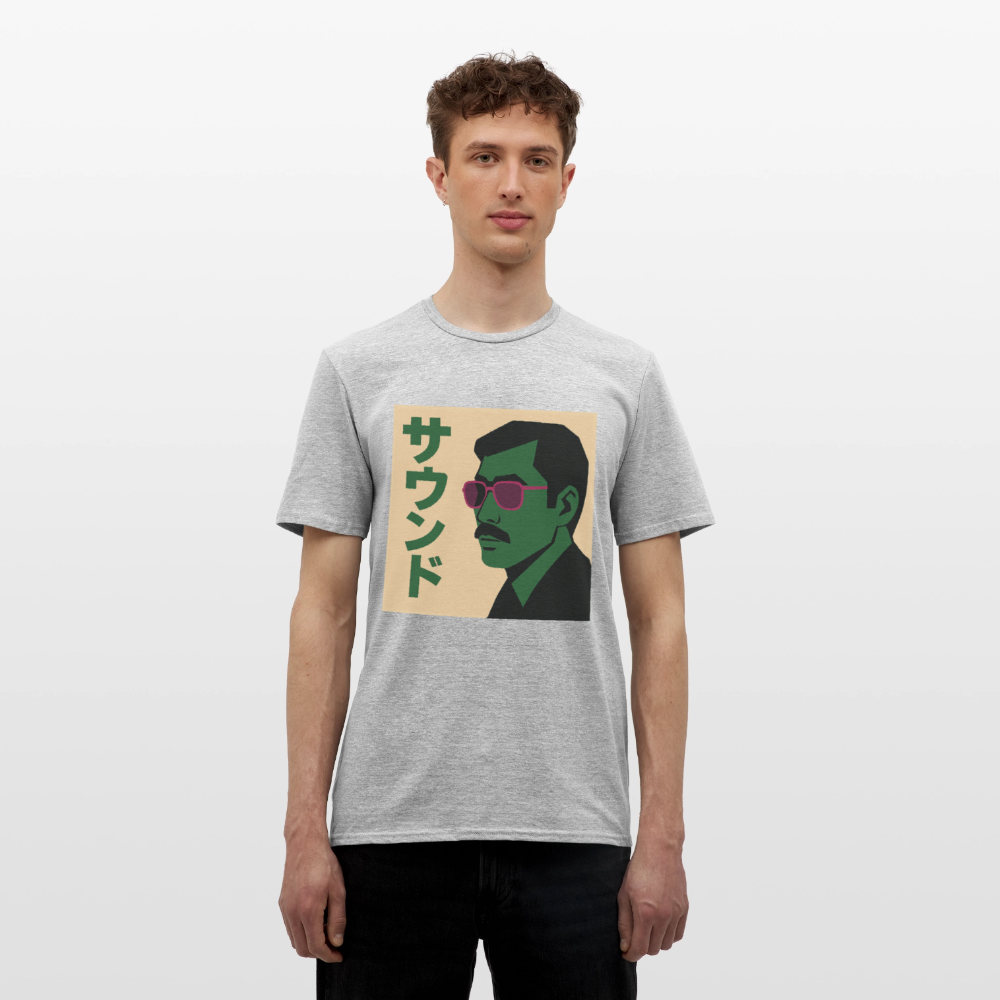Nippon Sound, T-shirt unisex - gråmelerad