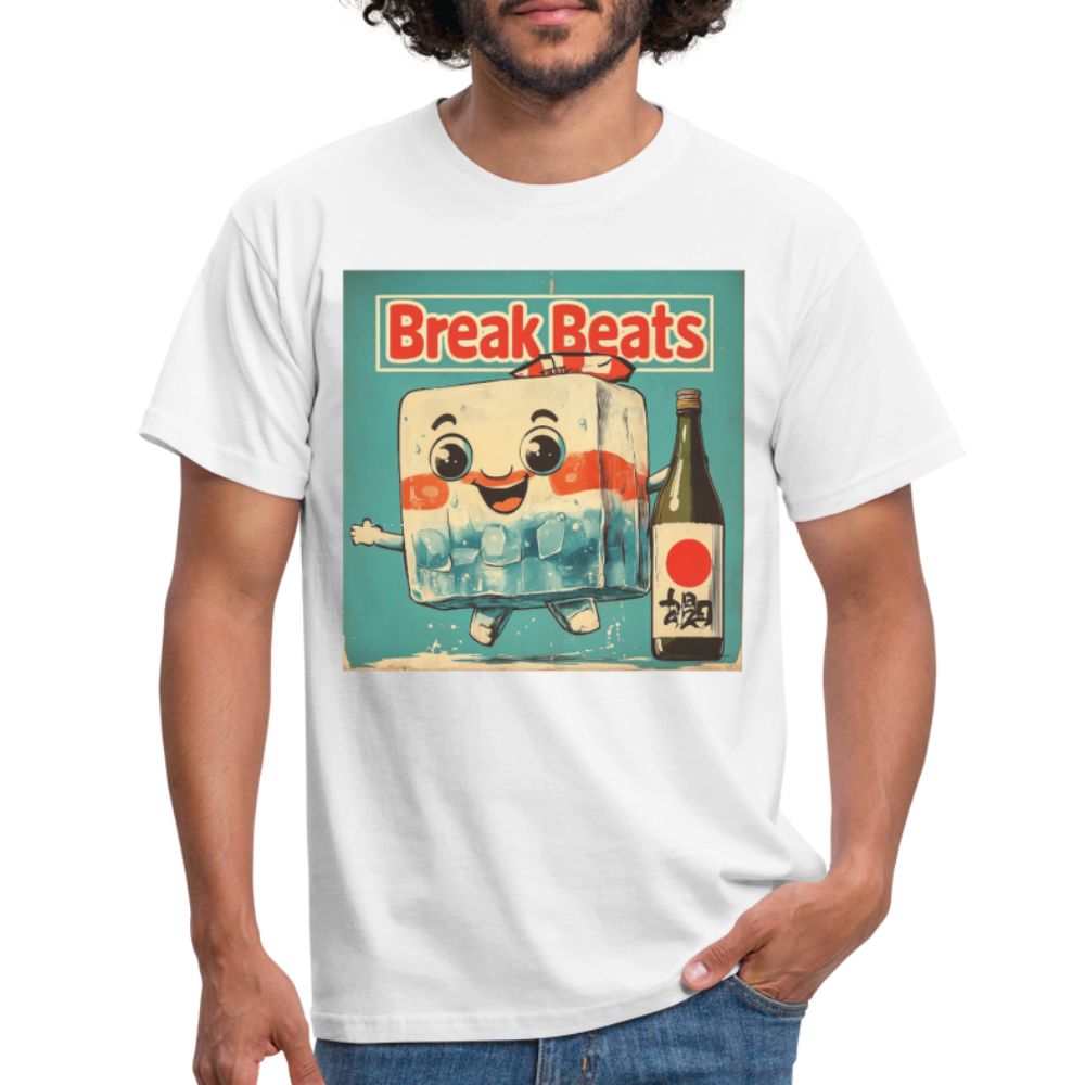 Nippon Break Beats, T-shirt herr - vit
