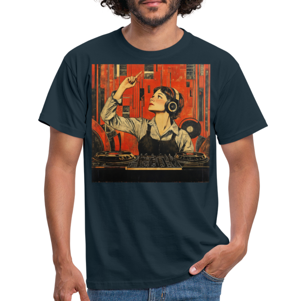 Revolutionens Rytm, T-shirt herr - marinblå