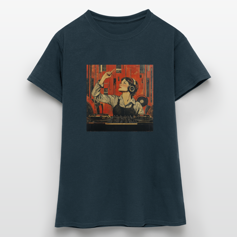 Revolutionens Rytm, T-shirt dam - marinblå