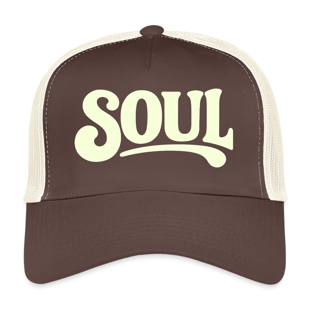 All About Soul, Trucker Cap - brun/beige