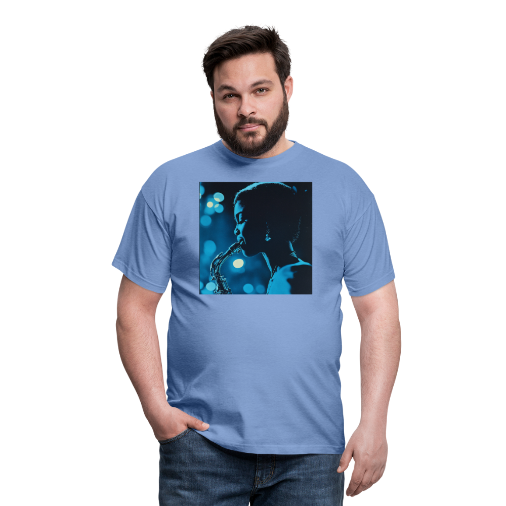 Blå toner i skymningen, T-shirt herr - carolina blue
