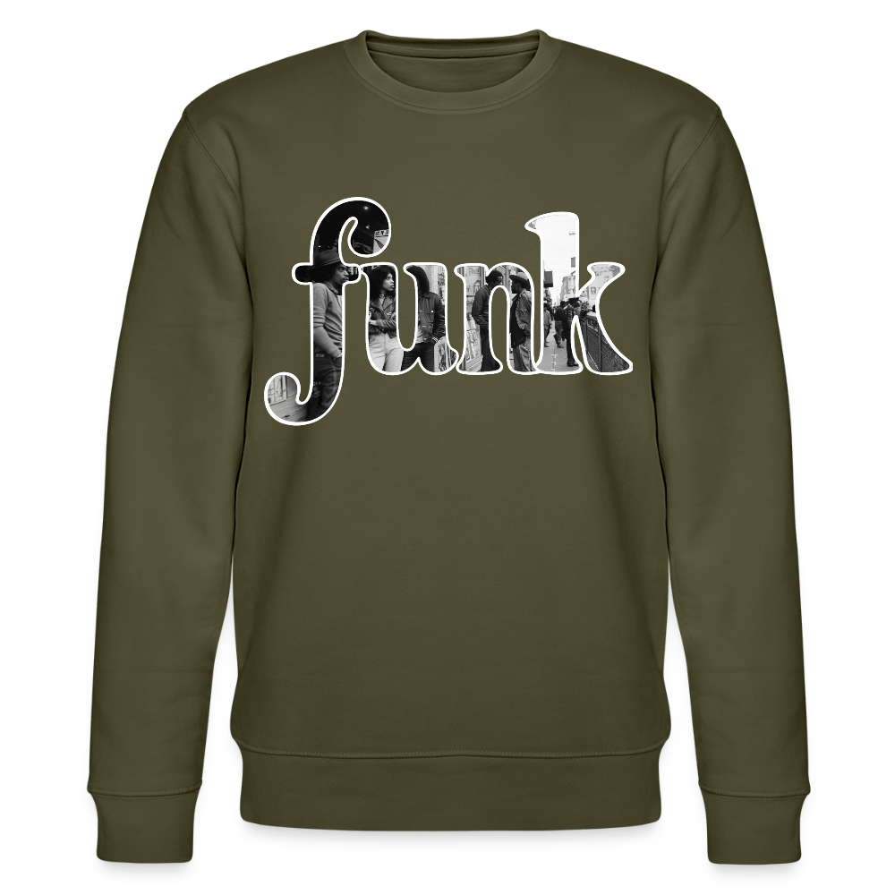 Funk Vibes, Ekologisk sweatshirt CHANGER unisex från Stanley/Stella - kaki