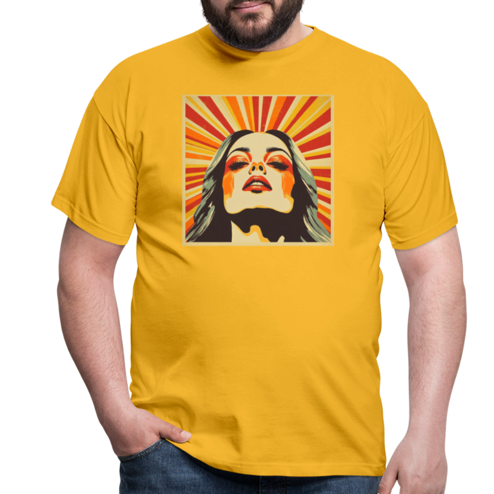 Dagens Första Strålar, T-shirt herr - gul