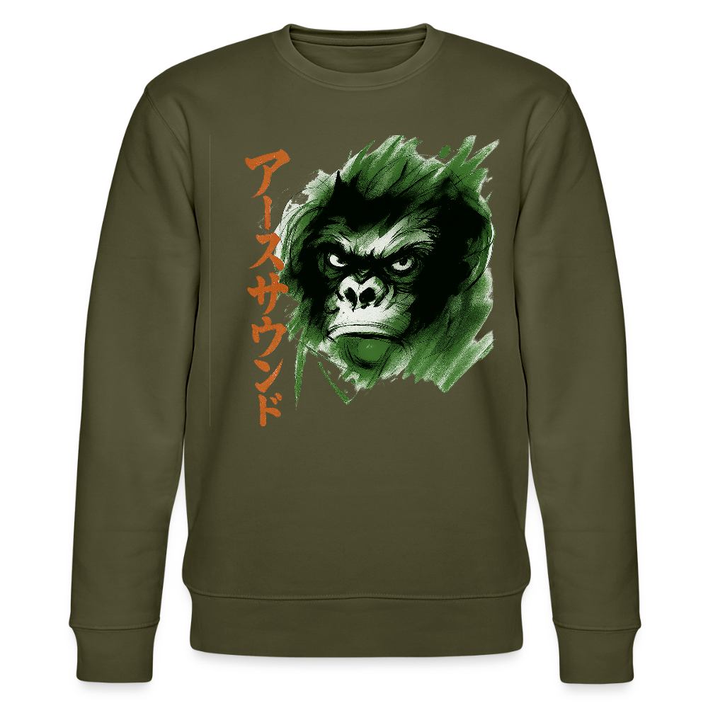 Earth Sound, Ekologisk sweatshirt CHANGER unisex från Stanley/Stella - kaki