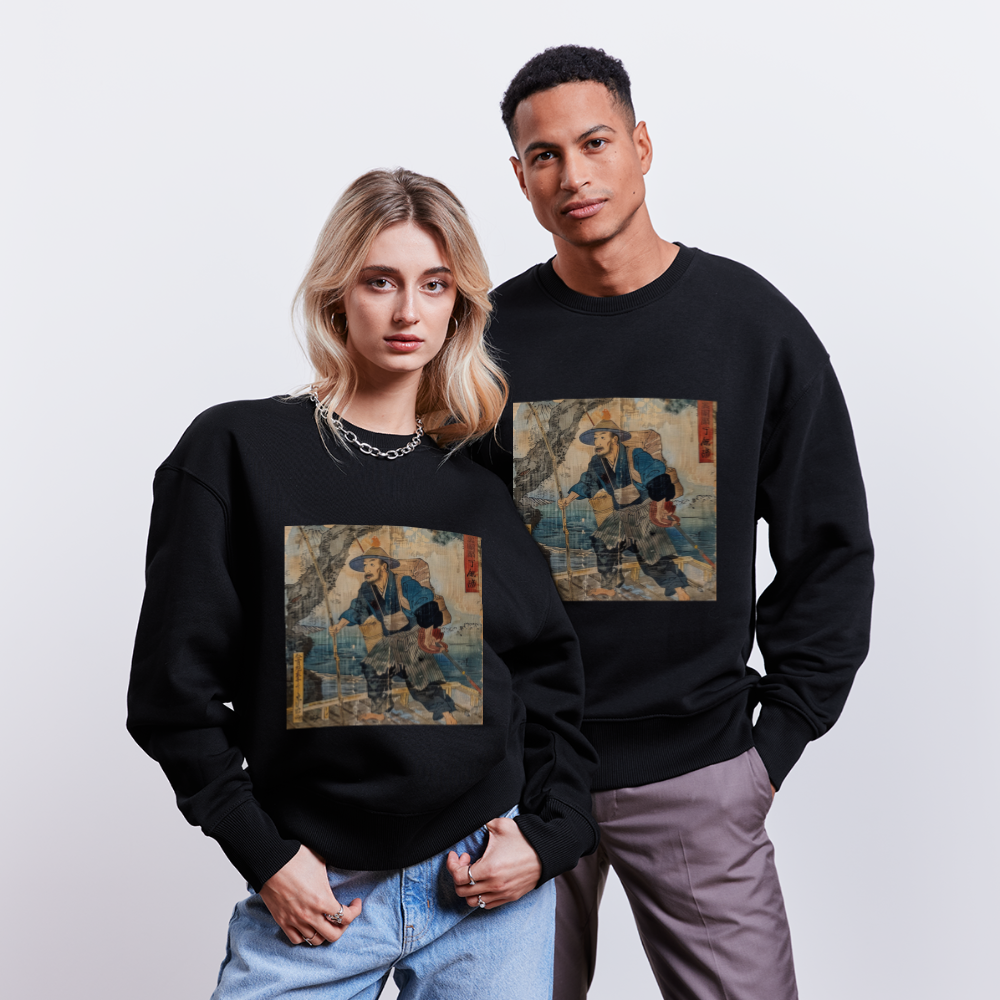 Fiskaren som bytte karriär, Ekologisk oversizetröja RADDER unisex från Stanley/Stella - svart