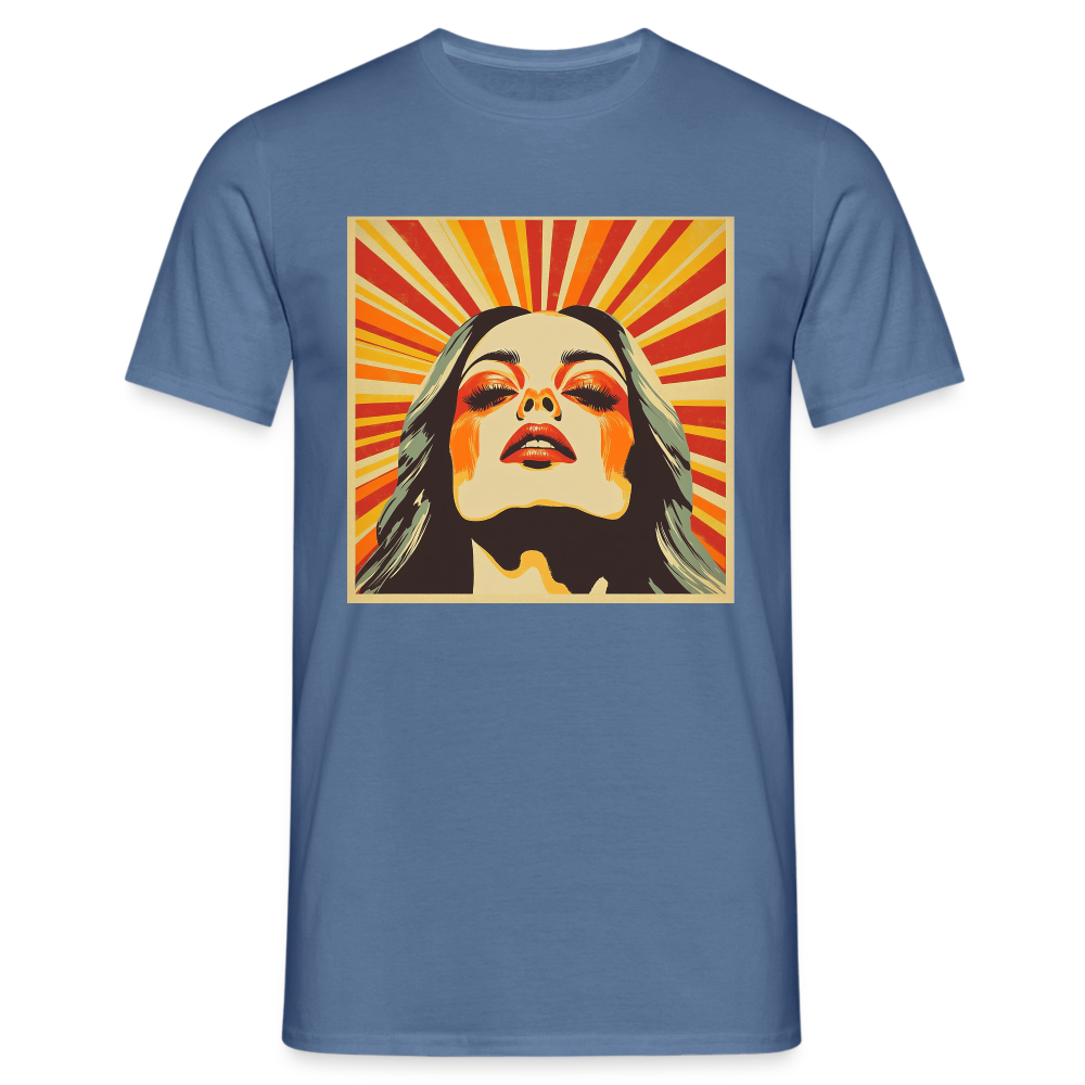 Dagens Första Strålar, T-shirt herr - duvblå