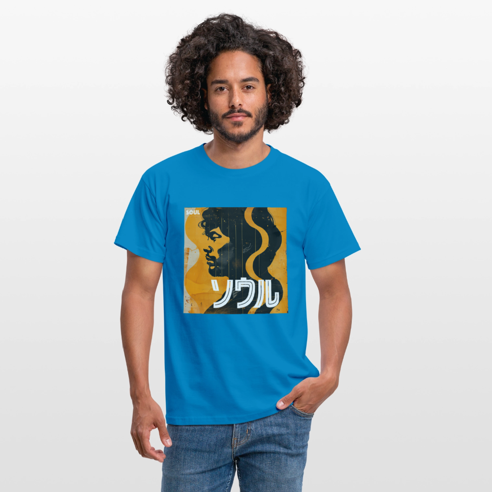 Nippon Grooves, T-shirt unisex - kungsblå