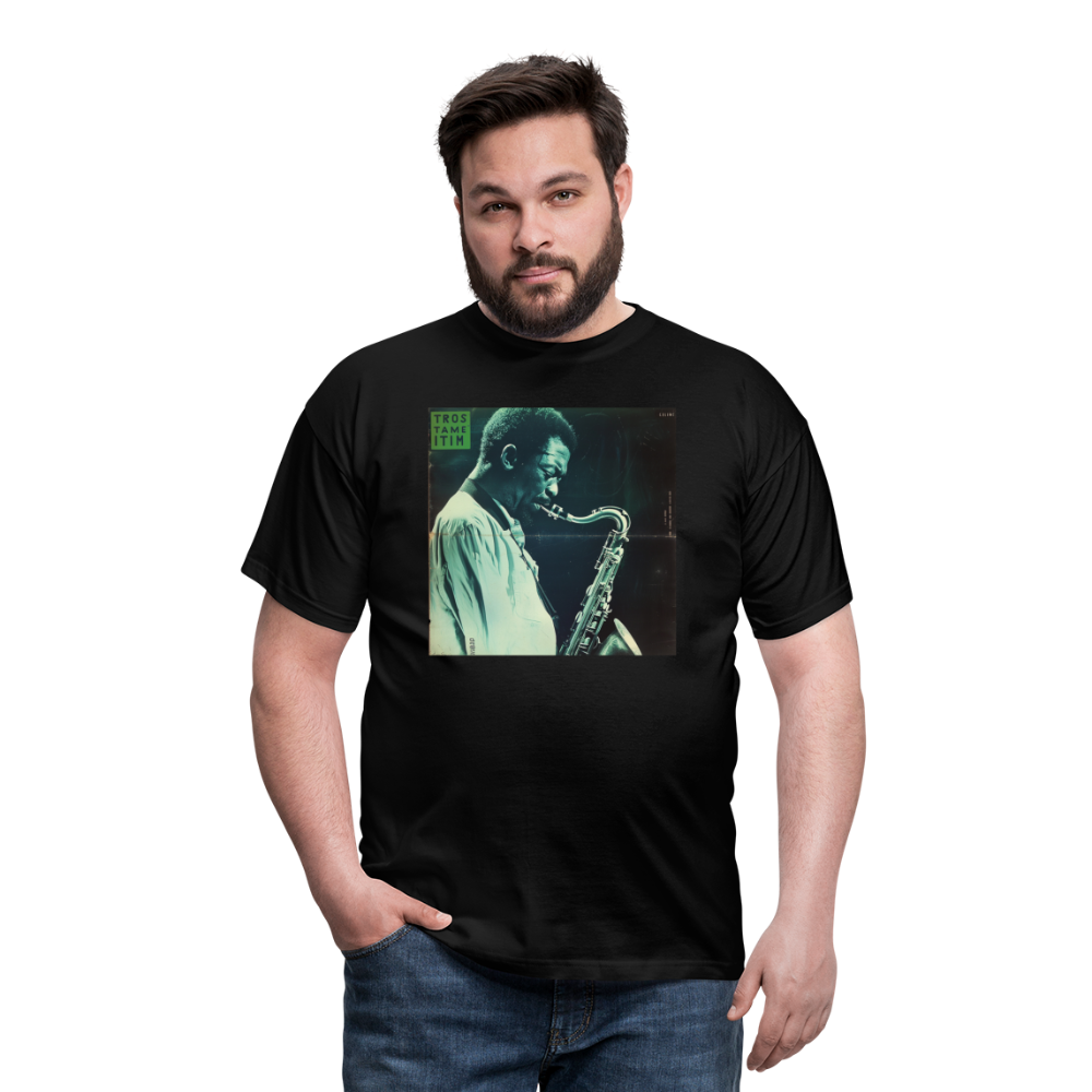 Gåtfull figur i jazzens underground, T-shirt herr - svart