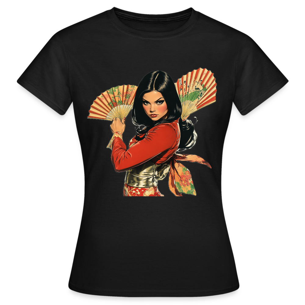 Dansen med Solfjädrar: Vindens krigare, T-shirt dam - svart