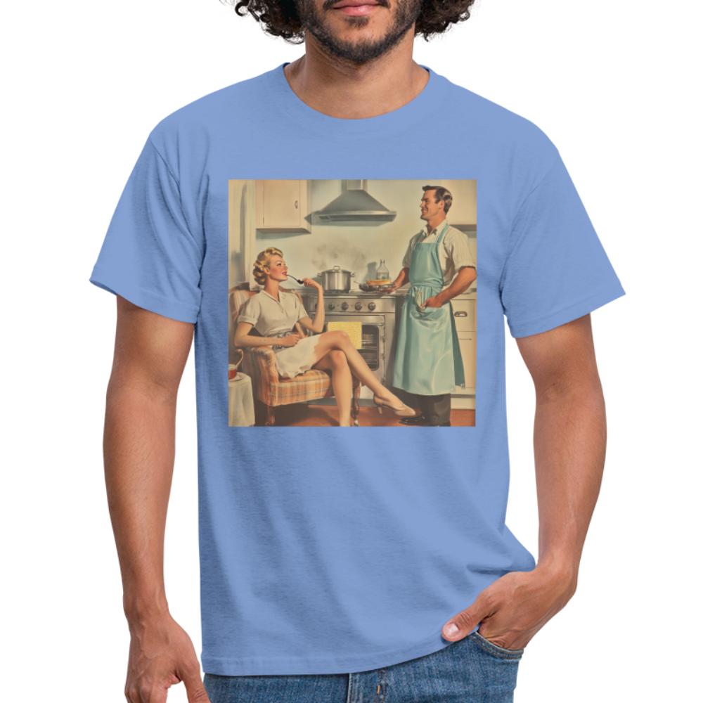 Äta bör man - annars dör man, T-shirt herr - carolina blue