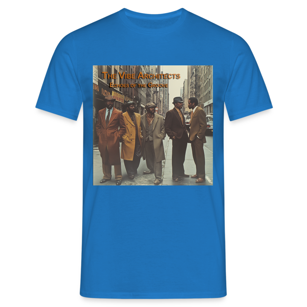 The Vibe Architects, T-shirt herr - kungsblå