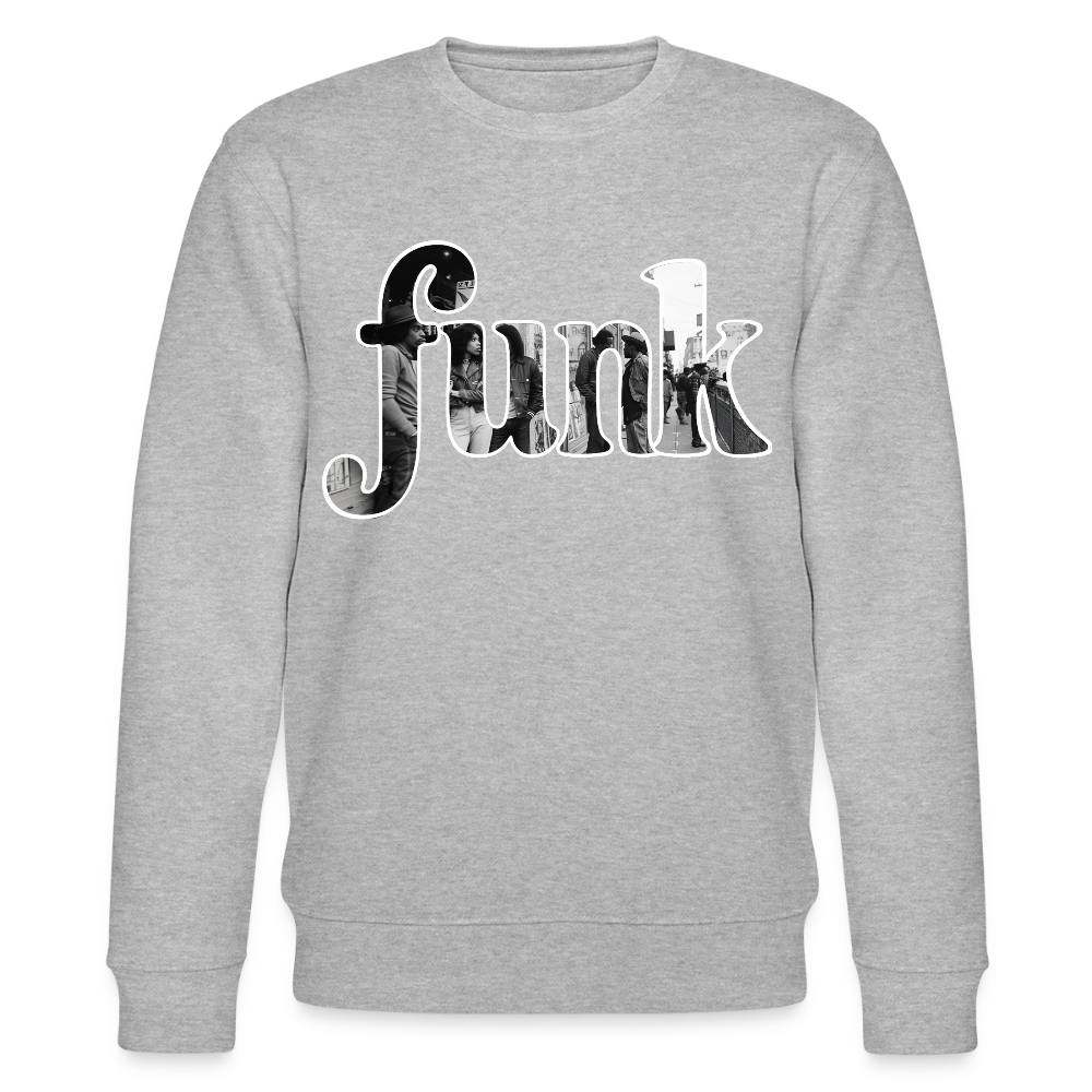 Funk Vibes, Ekologisk sweatshirt CHANGER unisex från Stanley/Stella - gråmelerad