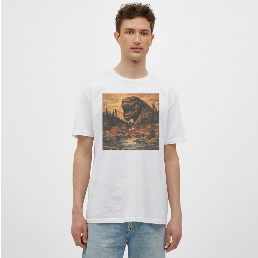 När Draken Vaknade vid Siljan, T-shirt herr - vit