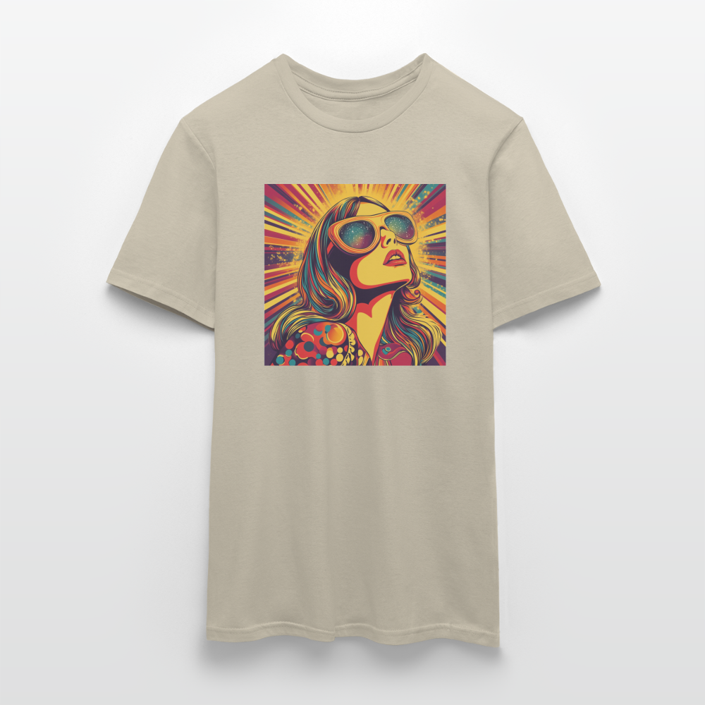 Disco Fever, T-shirt herr - sandbeige