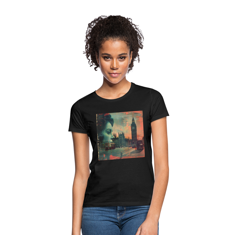 The Beat of London, T-shirt dam - svart