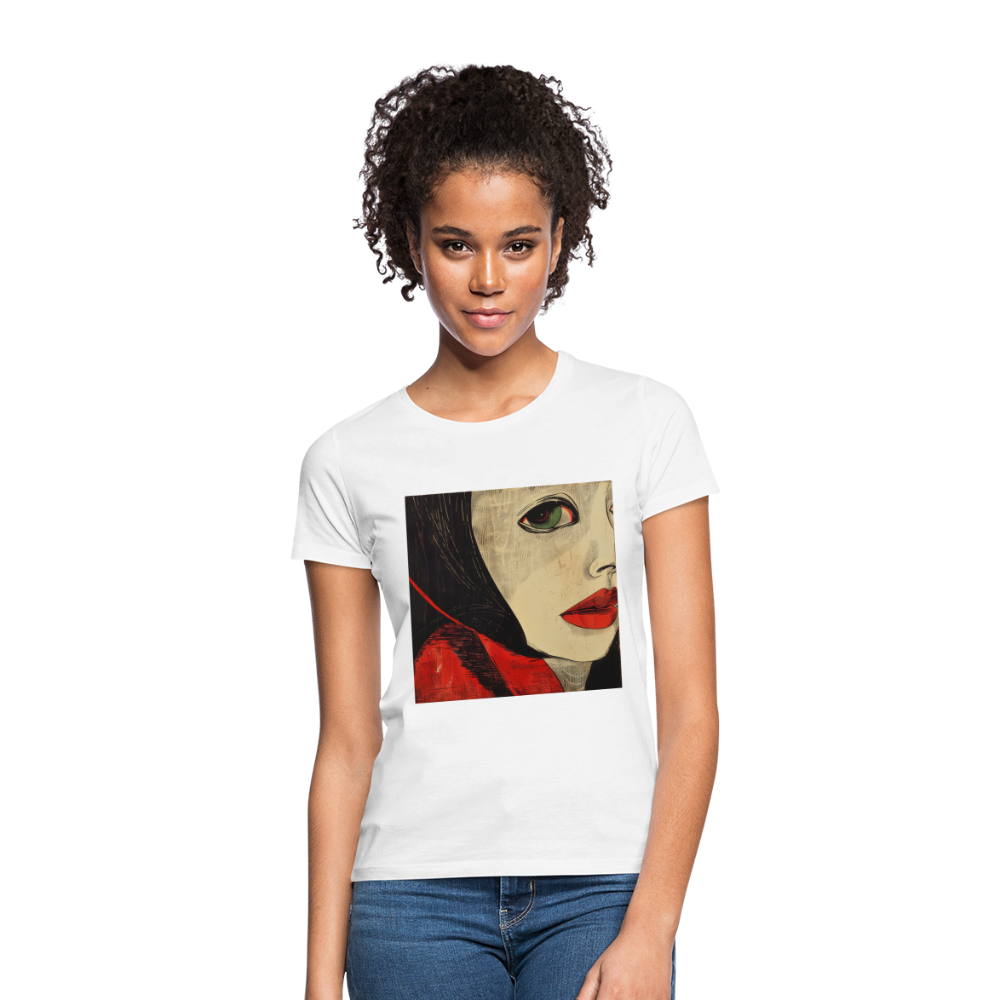 Fiskarfruns öga, T-shirt dam - vit