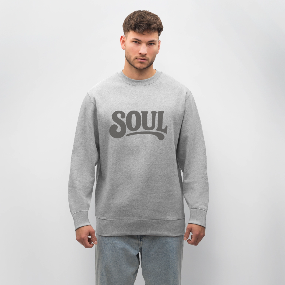 All About Soul, Ekologisk sweatshirt CHANGER unisex från Stanley/Stella - gråmelerad