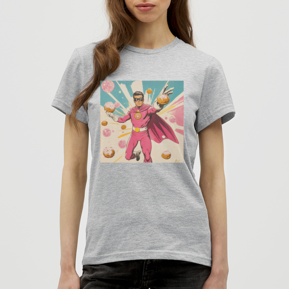 Frosting-Fury, T-shirt dam - gråmelerad