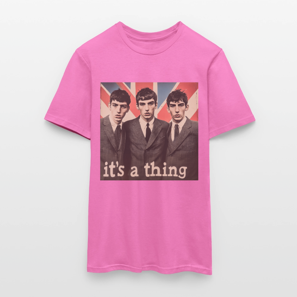 British, Bold & Unapologetic, T-shirt herr - rosa