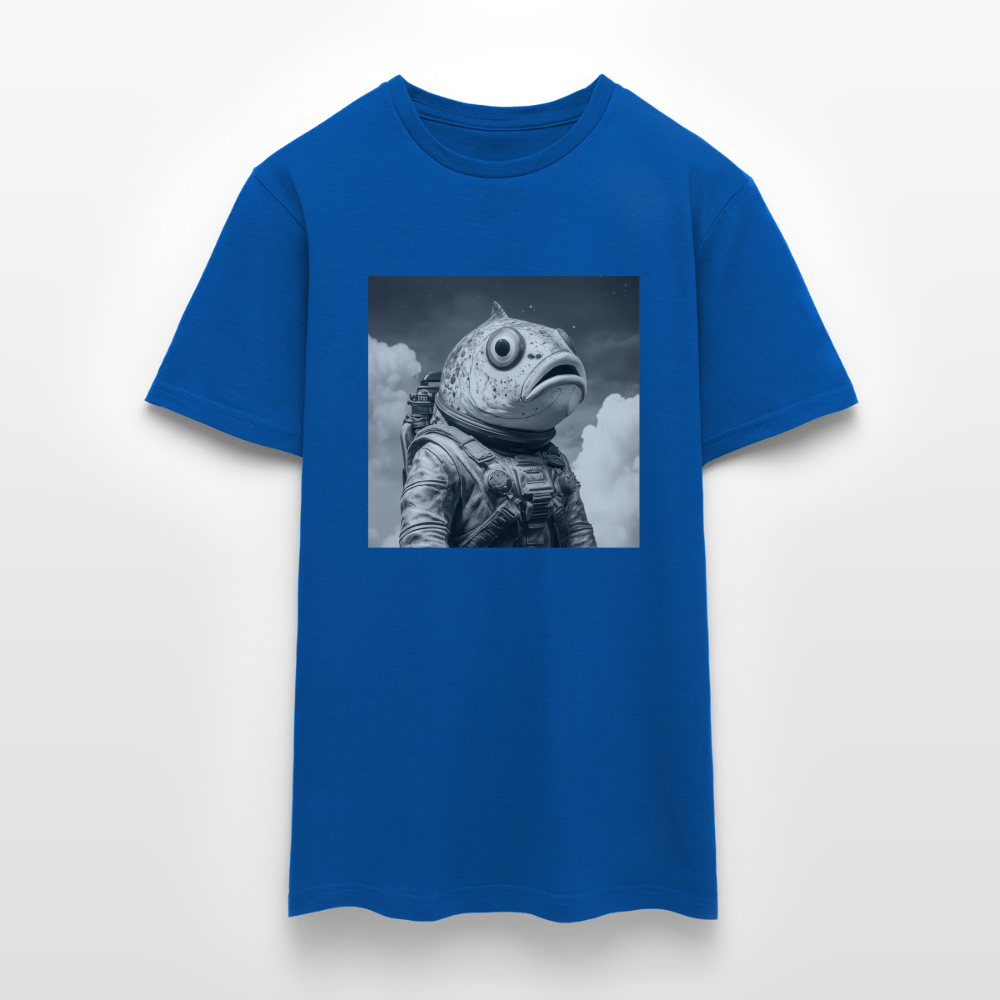 En ensam simtur i universum, T-shirt herr - kungsblå