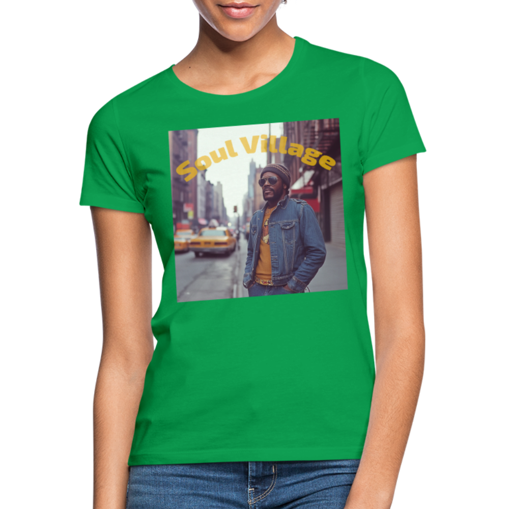 Soul Village, T-shirt dam - kellygrön