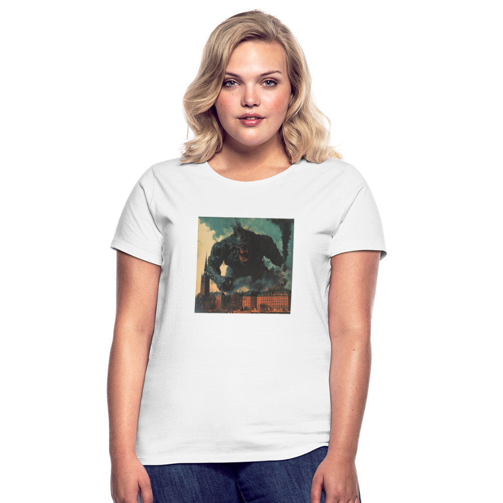 Helvetesstorm över Staden, T-shirt dam - vit