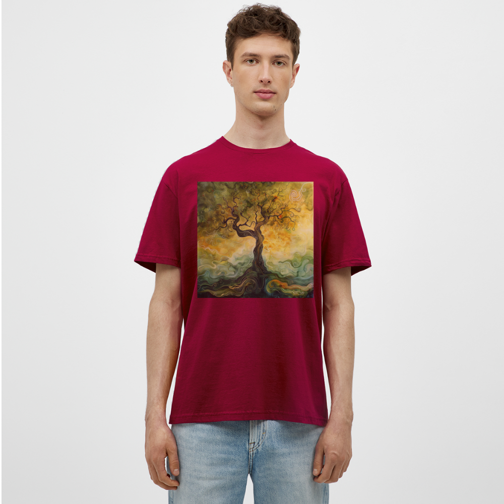 Trädets visdom, T-shirt herr - tegelröd