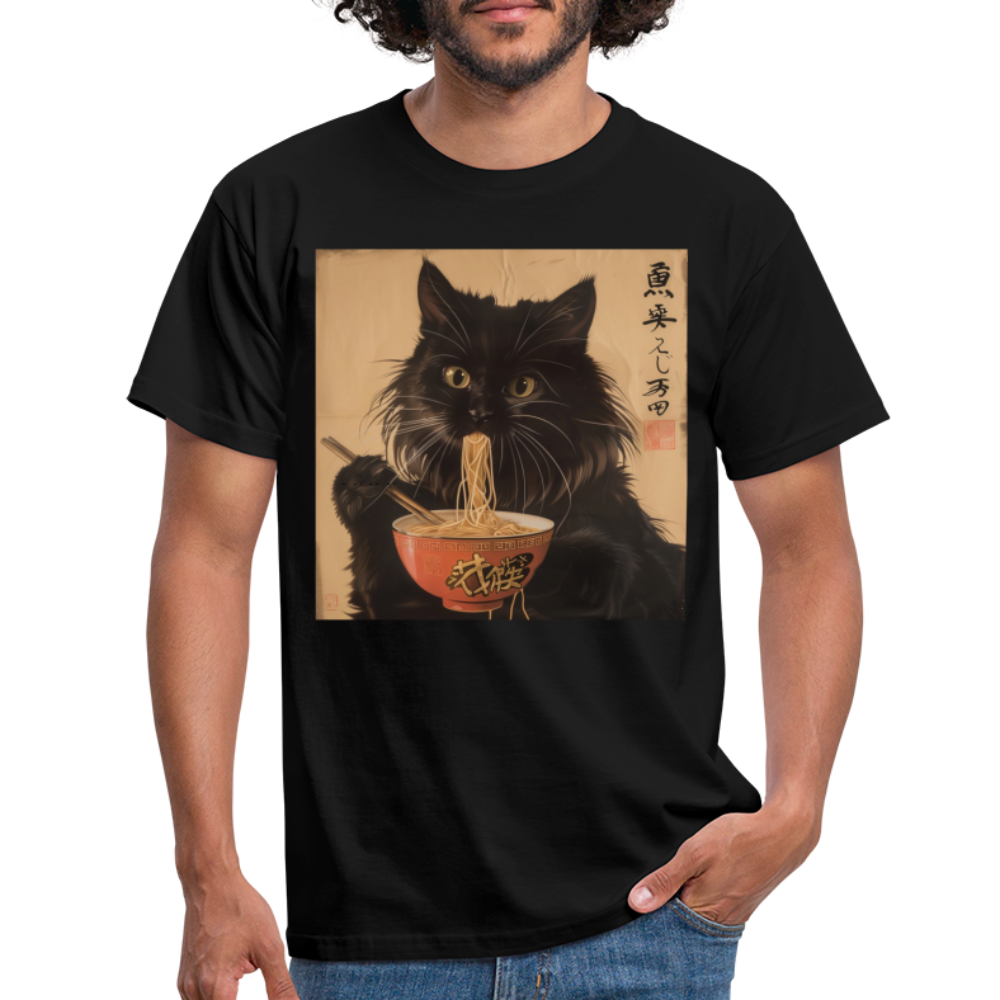 Kejsarens Katt och Ramens Hemlighet, T-shirt herr - svart