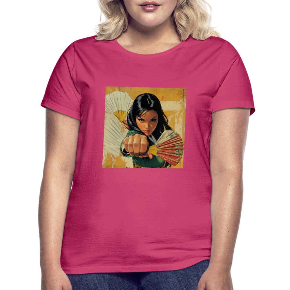 Blå Lotus , T-shirt dam - azalea