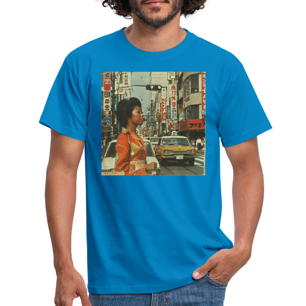 Yumi Sakamoto, T-shirt herr - kungsblå
