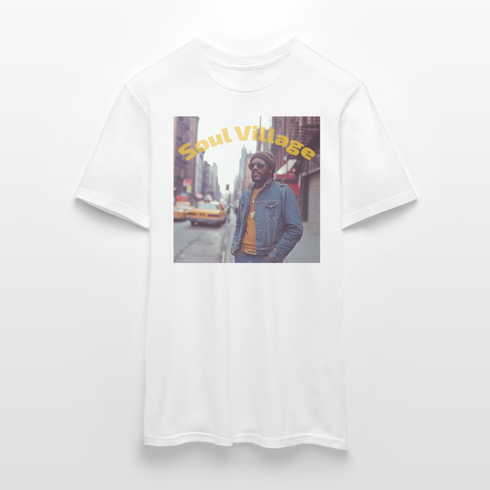 Soul Village, T-shirt herr - vit