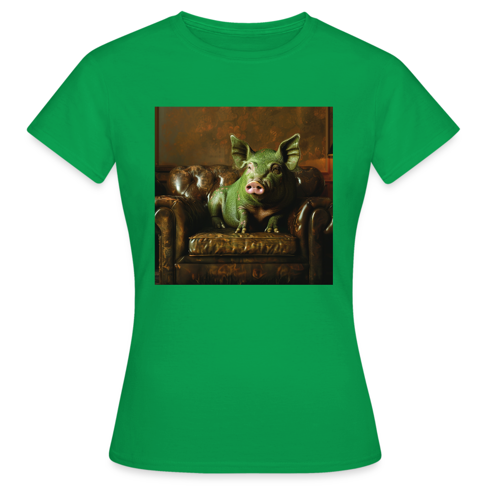Grön Elegans, T-shirt dam - kellygrön
