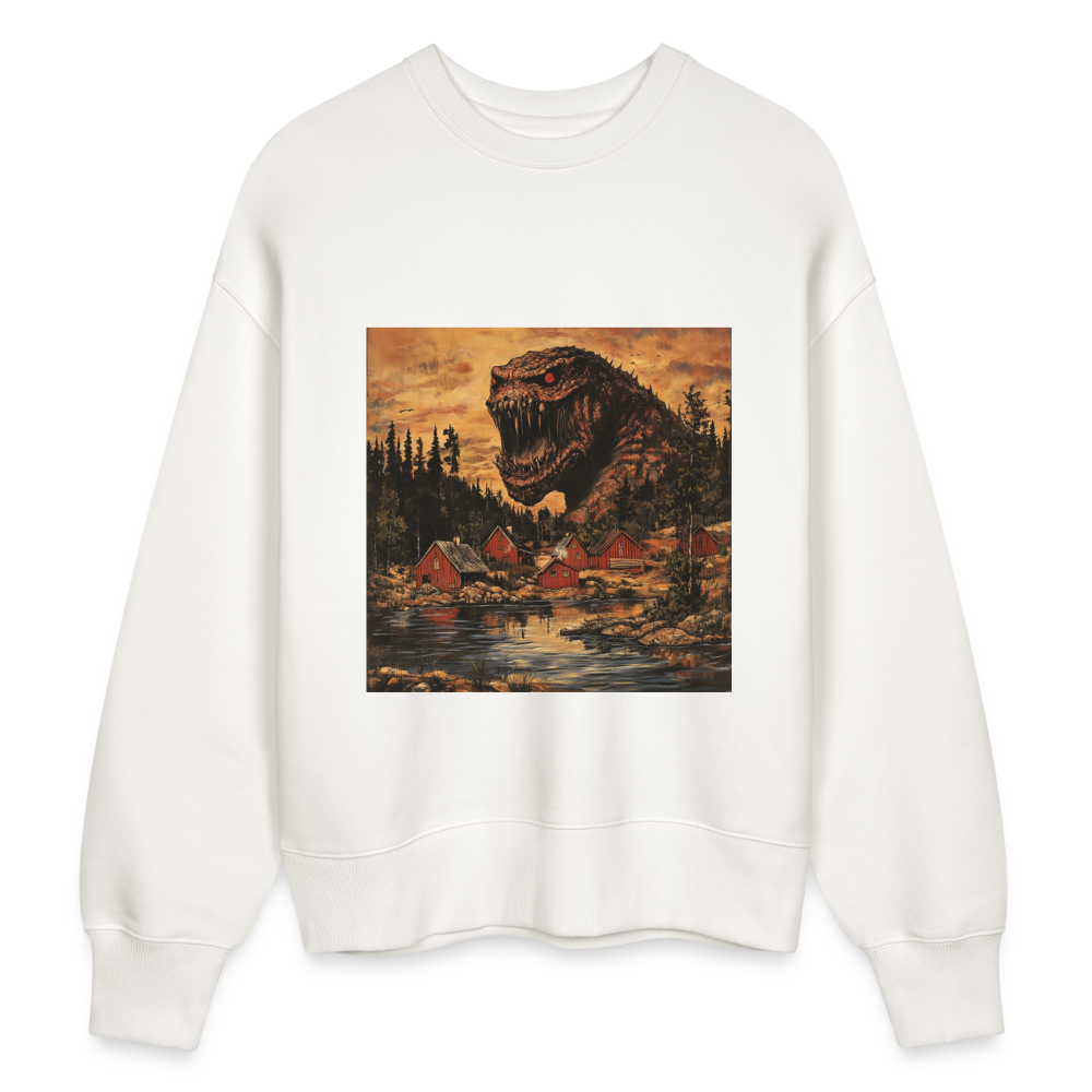 När Draken Vaknade vid Siljan, Ekologisk oversizetröja RADDER unisex från Stanley/Stella - OFF WHITE