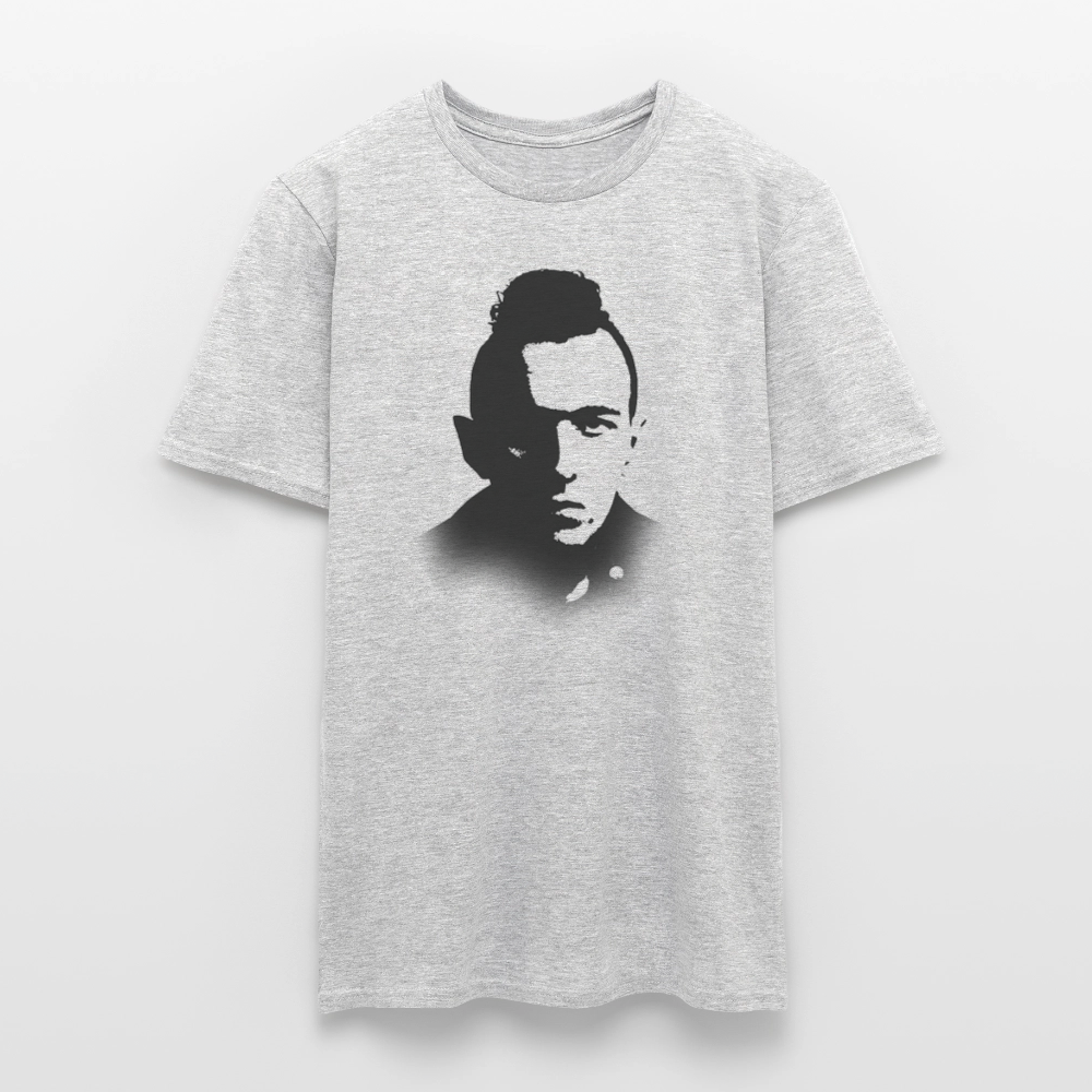 Stencil of Rebellion, T-shirt unisex - gråmelerad