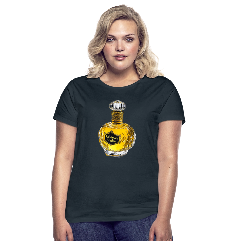 Eau de Perfume, T-shirt dam - marinblå
