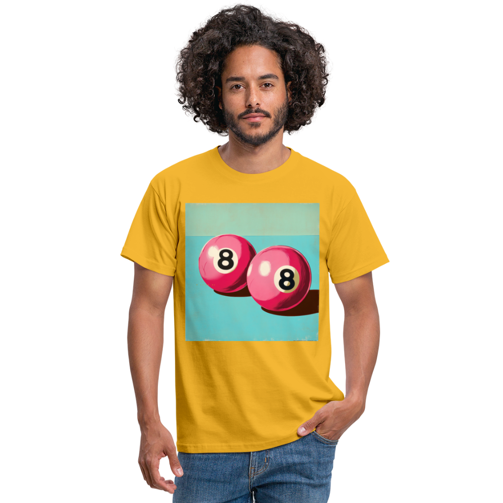 Rosa Rivaler, T-shirt herr - gul