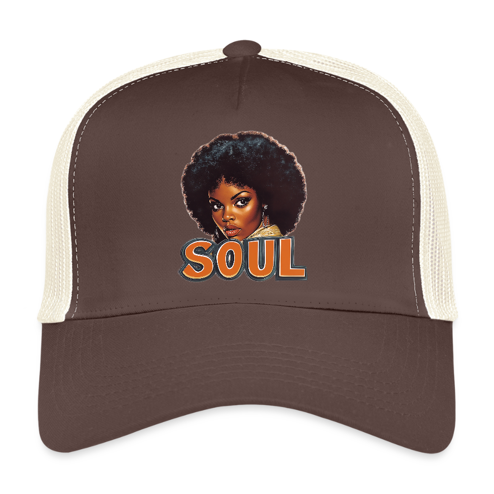 Soulful Vibes, Trucker Cap - brun/beige