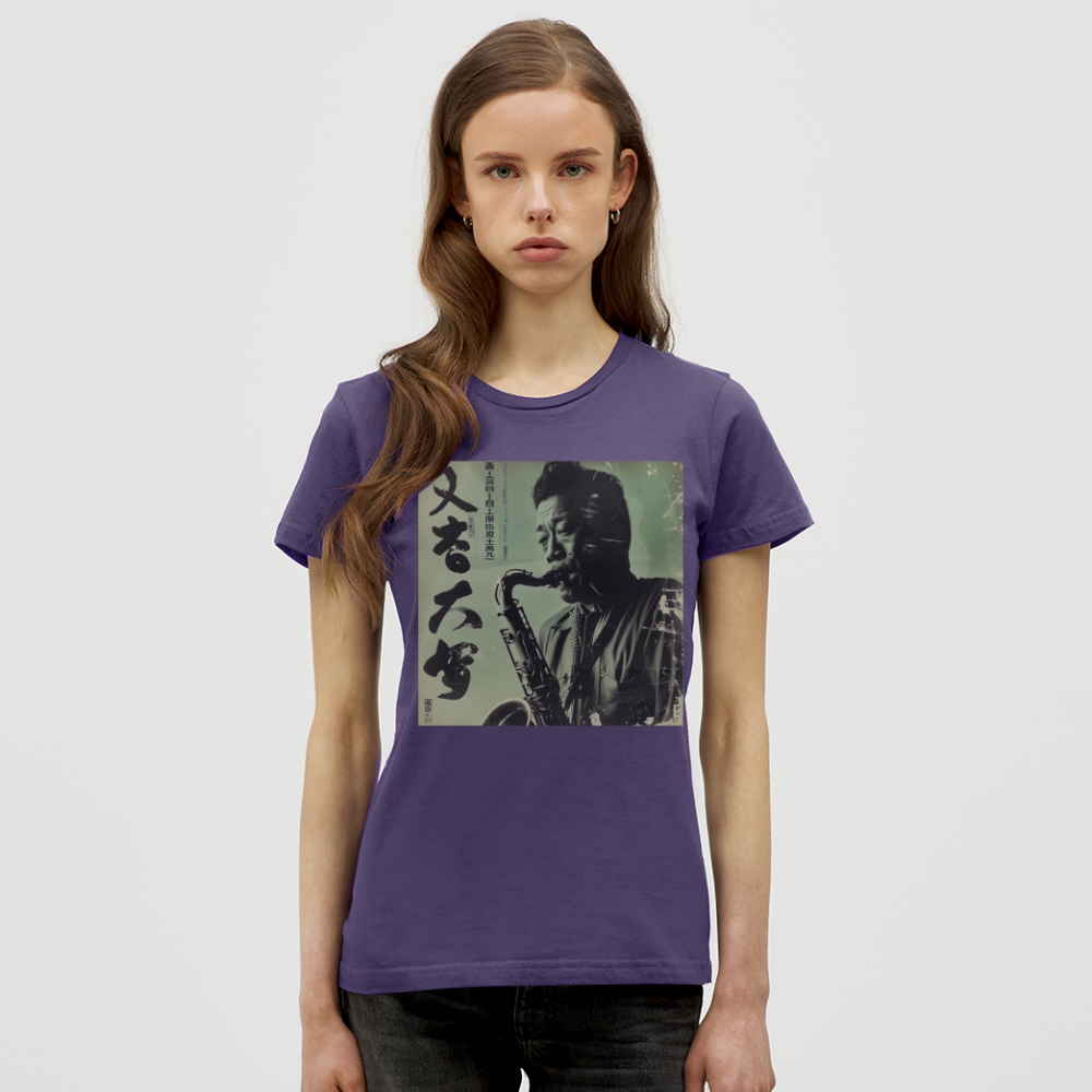 Live Mount Fuji Jazzcafé , T-shirt dam - mörklila